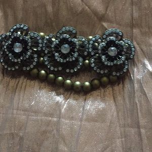 Bronze pearl bracelet